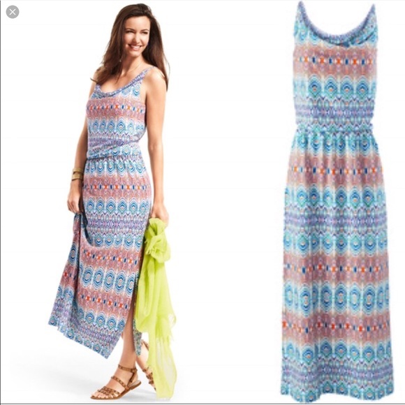 CAbi Dresses & Skirts - Cabi Aztec Maxi Dress NWOT